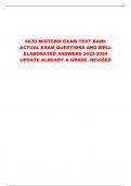 NURS 6630 Midterm Exam Test Bank 2023-2024