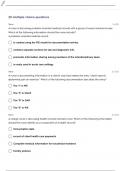 ATI DOCUMENTATION 2.0  QUESTIONS WITH 100% CORRECT ANSWERS