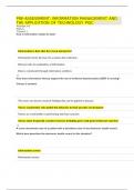 PRE-ASSESSMENT&colon; INFORMATION MANAGEMENT AND THE APPLICATION OF TECHNOLOGY PIGC