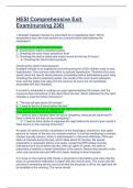 HESI Comprehensive Exit Exam&lpar;nursing 230&rpar;