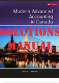 SOLUTIONS MANUAL for Modern Advanced Accounting in Canada&comma; 10th Edition by Darrell Herauf&comma; Murray Hilton and Chima Mbagwu