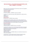 RELIAS ED RN A&comma; EXAM 2022-2024 QUESTIONS AND 100&percnt; CORRECT ANSWERS