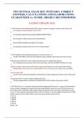 FIN 515 FINAL EXAM 2023&period; WITH 100&percnt; CORRECT ANSWERS&comma; CALCULATIONS AND ELABORATIONS&period; GUARANTEED A&plus; SCORE&period; &lpar;HIGHLY RECOMMEDED&rpar;  LATEST UPDATE 2024 