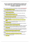 RN ATI CAPSTONE COMPREHENSIVE PREDICTOR TEST BANK 200&plus; REAL EXAM QUESTIONS AND CORRECT ANSWERS