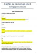 CSE 6040X Quiz&ndash; Store Data in Azure &lpar;Georgia Institute Of Technology&rpar; questions and answers