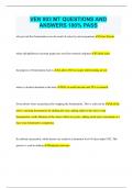 VEN 003 MT QUESTIONS AND ANSWERS 100&percnt; PASS