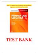 Ham's Primary Care Geriatrics A Case-Based Approach 6th Edition Test Bank