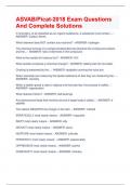 ASVAB&sol;Picat-2018 Exam Questions And Complete Solutions