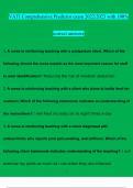 VATI Comprehensive Predictor exam 2023 with 100&percnt; correct answers