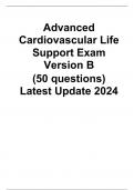 ACLS Exam Version B (50 questions) Latest Update 2024