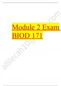 BIOD 171 Module 2 Exam (3 Versions, Latest-2023)/ BIOD171 Module 2 Exam / BIOD 171 Microbiology Module 2 Exam: Essential Microbiology W/ Lab: Portage Learning |100% Correct Q & A|