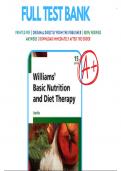 Test Bank For Williams’ Basic Nutrition and Diet Therapy 15th Edition Mclntosh 9780323377317 | All Chapters with Answers and Rationals