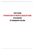 Test Bank for Foundations of Mental Health Care 8th Edition by Morrison-Valfre  |All Chapters,  Year-2024|