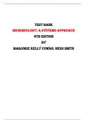 Test Bank for Microbiology: A Systems Approach, 6th Edition by Marjorie Kelly Cowan, Heidi Smith |All Chapters,  Year-2024|