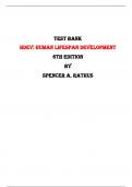 Test Bank for HDEV : human lifespan development 6th Edition by Spencer A. Rathus |All Chapters,  Year-2024|