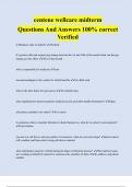 centene wellcare midterm Questions And Answers 100&percnt; correct  Verified