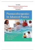 Pharmacotherapeutics for Advanced Practice A Practical Approach 5th Edition Test Bank By Virginia Poole Arcangelo, Andrew M Peterson, Veronica Wilbur, Tep M. Kang | Chapter 1 – 59, Latest - 2024|