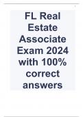 FL Real Estate Associate Exam 2024 with 100% correct answers