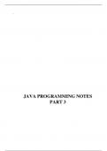 java programming notes part 3