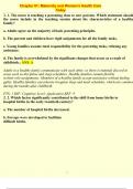 Chapter 01 Maternity and Women's Health Care Today - 2024 Update - Q&A Containing Verified Solutions