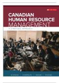 Solution manual Canadian Human Resource Management 10th edition