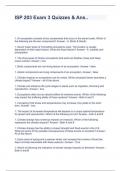 ISP 203 Exam 3 Quizzes & Ans&period;&period;
