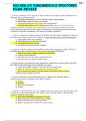 2023 NGN ATI FUNDAMENTALS PROCTORED EXAM RETAKE