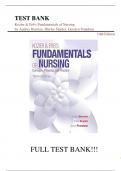 Test Bank For Kozier & Erb's Fundamentals of Nursing (Fundamentals of Nursing (Kozier)) 10th Edition by Audrey Berman, Shirlee Snyder, Geralyn Frandsen||ISBN NO:10,0133974367||ISBN NO:13,978-0133974362||All Chapters||Complete Guide A+.