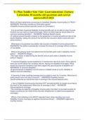 Tx Plan Toddler Sick Visit&colon; Gastrointestinal&period; Zachary Lafontaine 30 months old questions and correct answers2023&sol;2024