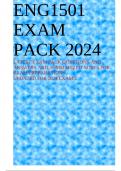 ENG1501 EXAM PACK 2024 