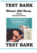 MATERNAL-CHILD NURSING, 6TH EDITION TEST BANK By Emily Slone McKinney & Susan R. James & Sharon Smith Murray & Kristine Nelson & Jean Ashwill