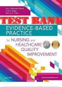 Evidence-Based Practice for Nursing and Healthcare Quality Improvement by Wood  Geri Test Bank