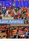A History of Latin America 9th Edition Test Bank