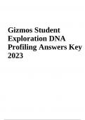 Gizmos Student Exploration DNA Profiling Answers Key 2024