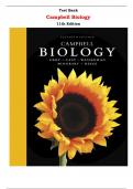 Campbell Biology 11th Edition By Lisa A. Urry, Michael L. Cain, Steven A. Wasserman, Peter V. Minorsky, Jane B. Reece|All Chapters,  Latest-2024|  