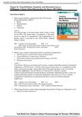 Test Bank For Clayton&rsquo;s Basic Pharmacology for Nurses 19th Edition By Michelle J&period; Willihnganz&comma; Samuel L&period; Gurevitz&comma; Bruce Clayton Chapter 1-48