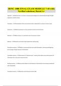 USAHS Domain Final Exam with Verified solutions&vert; Rated A&plus;