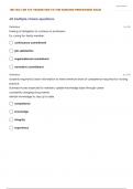 NR-103: | NR 103 TRANSITION TO THE NURSING PROFESSION EXAM  4 QUESTIONS WITH 100% CORRECT ANSWERS
