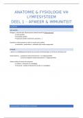 Anatomie en fysiologie van het lymfestelsel en immuniteit