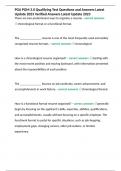 PGA PGM 3&period;0 Qualifying Test Questions and Answers Latest Update 2023 Verified Answers Latest Update 2023