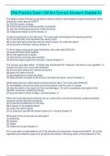 CNA Practice Exam I All Are Correct Answers Graded A&plus;