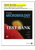 TEST BANK-Prescott's Microbiology 12th Edition- ISBN10: 1264088396 | ISBN13: 9781264088393 By Joanne Willey, Kathleen Sandman and Dorothy Wood-2023/Complete Guide