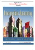 Solution Manual For Intermediate Accounting, 7th Edition Test Bank By David Spiceland, Mark Nelson, Wayne Thomas, Jennifer | All Chapters, Latest-2024|
