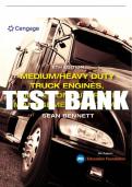 Test Bank For Medium/Heavy Duty Truck Engines, Fuel & Computerized Management Systems - 6th - 2021 All Chapters - 9780357358542
