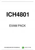 ICH4801 EXAM PACK 2024