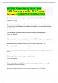 NCSBN Exam Study Questions 1020 Questions with 100&percnt; Correct Answers &ndash; COMPLETE SOLUTION