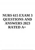 MARYVILLE NURS 615 PHARM Exam Questions With Answers Latest Updated 2024 (GRADED)