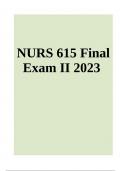 MARYVILLE NURS 615 PHARM Final Exam Questions With Answers Latest Updated 2024 (GRADED)