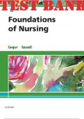 Foundations of Nursing 8th Edition by Cooper Test Bank