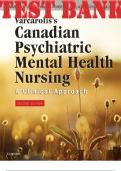 TEST BANK for Varcarolis Canadian Psychiatric Mental Health Nursing A Clinical Approach 2nd Editio
